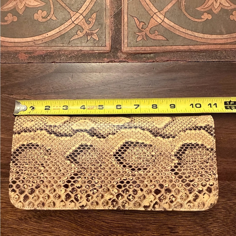 Création Danielle Copenhague Vintage clutch genuine python